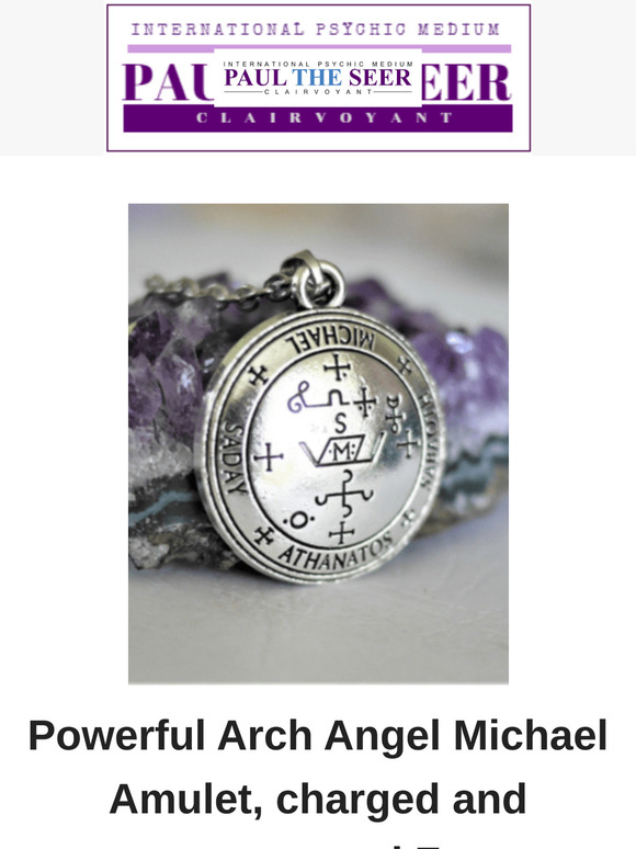 Archangel Michael  amulet for psychic protection