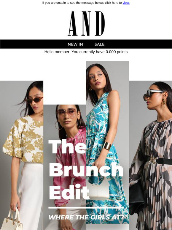 Brunch is served… and so is your next look! 🍹