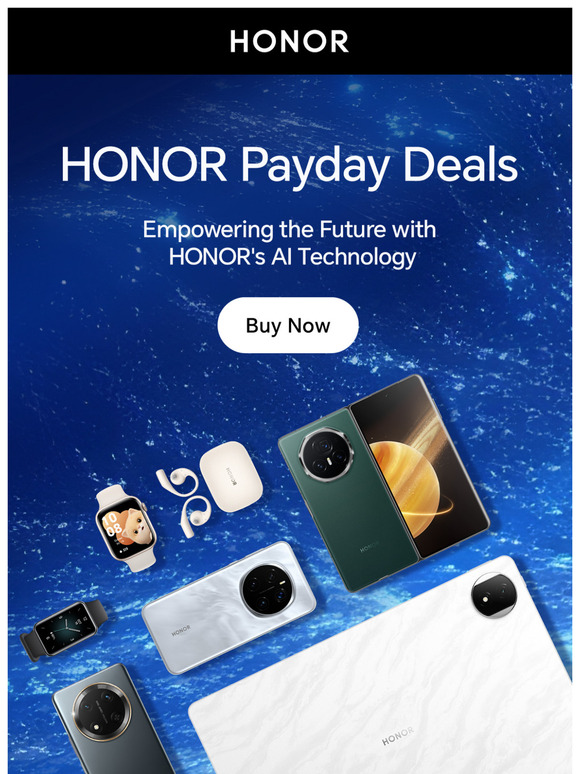 Score Amazing Tech Deals at HONOR’s Payday Sale!