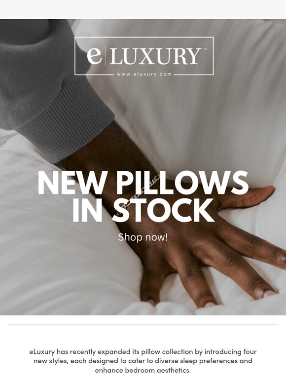 NEW PILLOWS ARE IN STOCK‼️