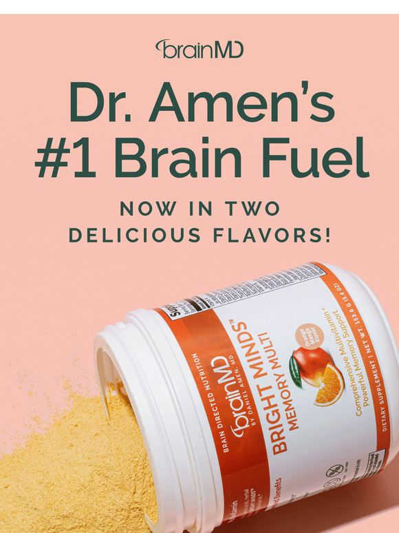 Dr. Amen’s #1 Brain Fuel—Now On Sale!