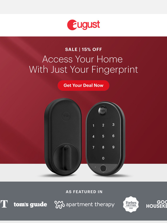 Our Fingerprint Access Smart Lock Bundle is on Sale!