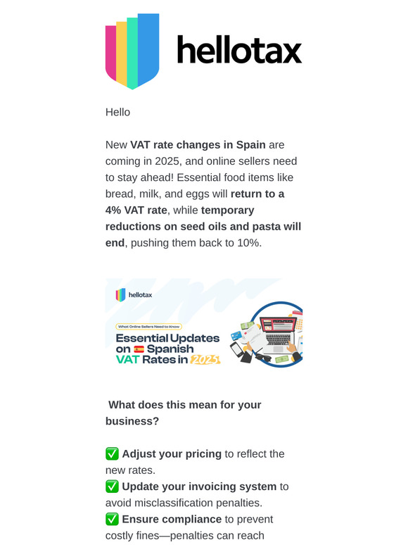 Spanish VAT Updates 2025: What Every Online Seller Must Know! 📢