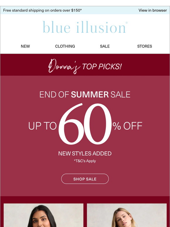 UP TO 60% OFF | Donna’s Favourite Sale Looks
