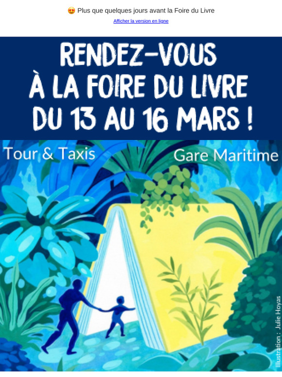 📚 C'est bientôt la Foire du Livre de Bruxelles !