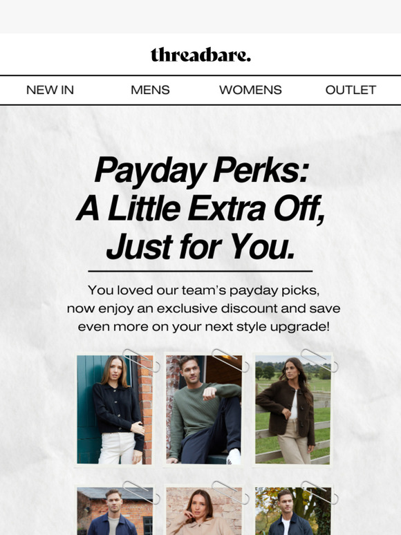 Get 15% Off This Payday 💰