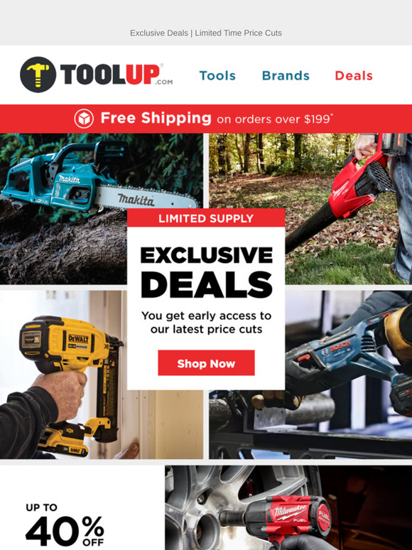 Over 100 New Deals Dropped - Milwaukee, DeWalt, Makita, and More