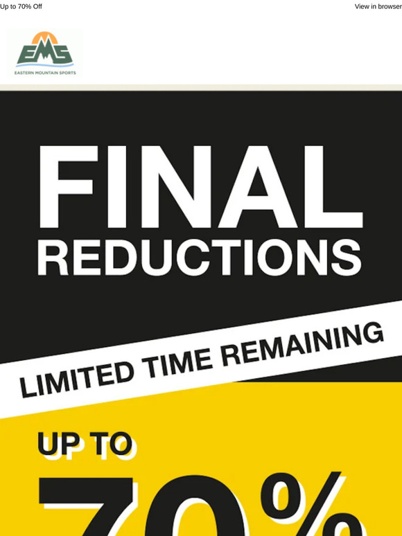 Last Call For Final Reductions