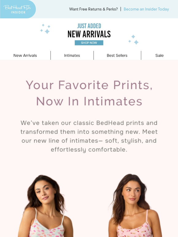 ✨ Your Favorite Prints, Now in Intimates