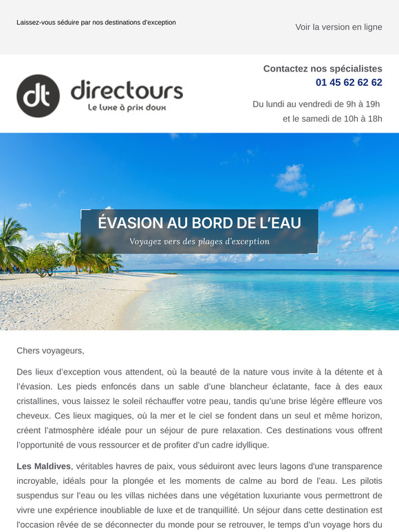 L’évasion ultime au bord de l’eau