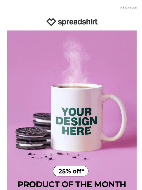 Only 24h left! 25% off the classic classic mug