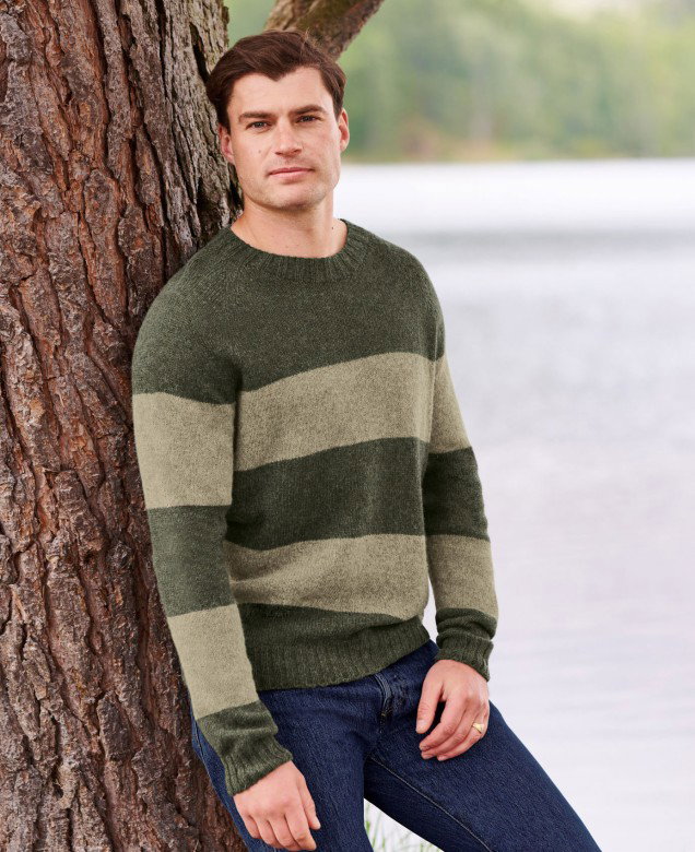 Shetland Striped Sweater