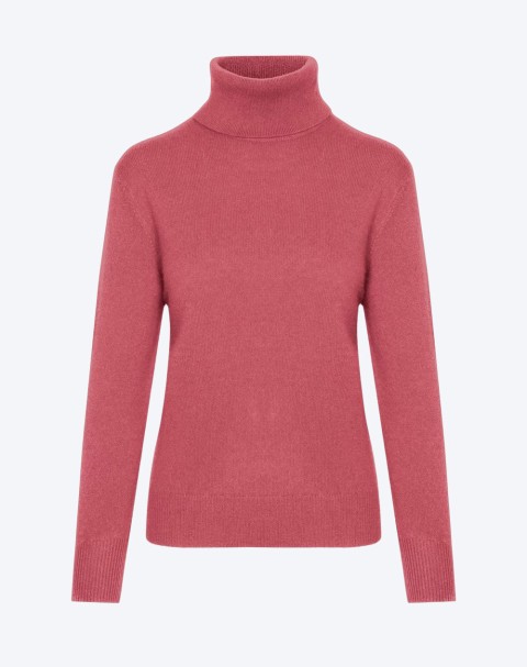 PURE CASHMERE ROLL NECK