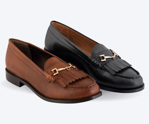 STIRRUP TASSEL LEATHER LOAFER