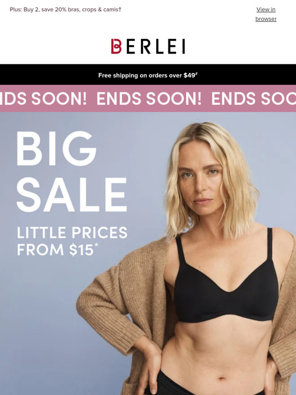 Big sale, little prices. From $15* 💸