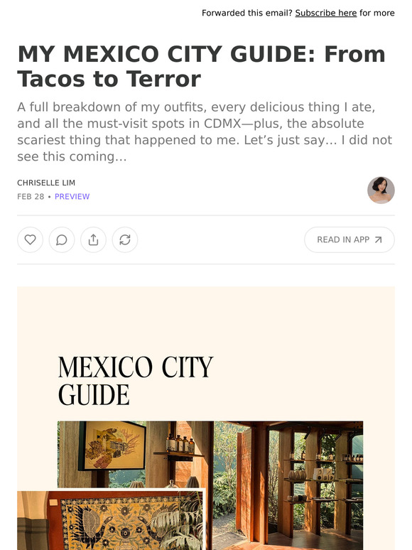 MY MEXICO CITY GUIDE: From Tacos to Terror