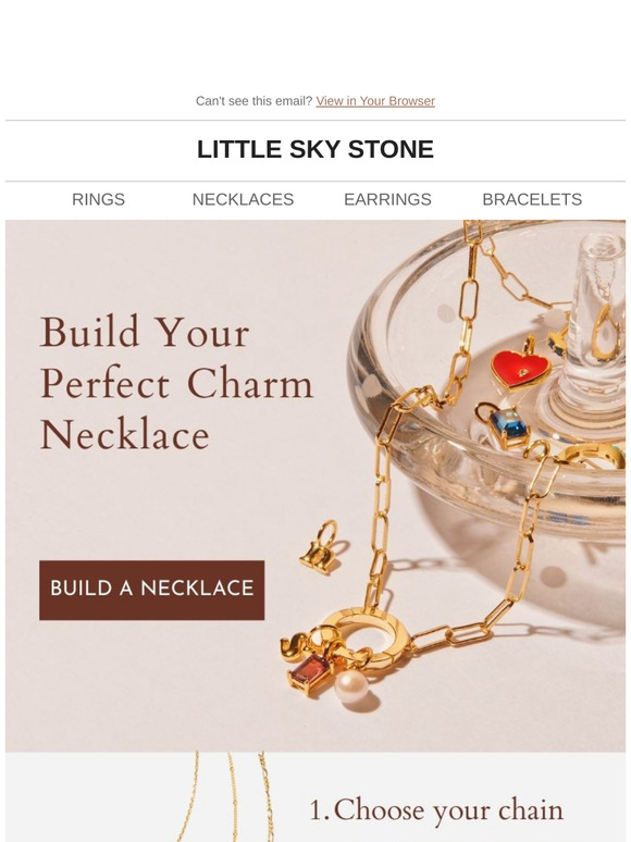 How to build your charm necklace ✨
