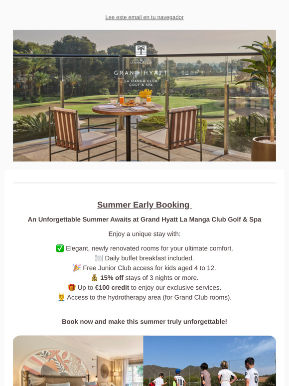 Spring arrives full of excitement at Grand Hyatt La Manga Club Golf & Spa.