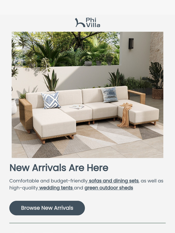 Exciting New Outdoor Furniture Arrivals