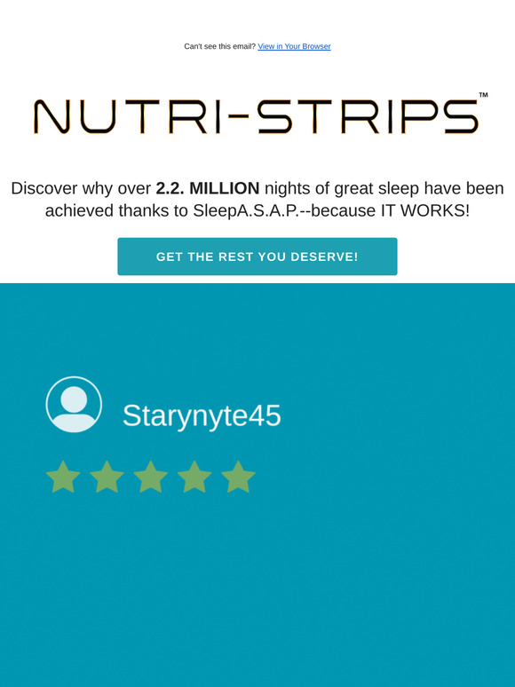 THIS SIMPLE SLEEP AID GETS 100'S OF 5-STAR REVIEWS!