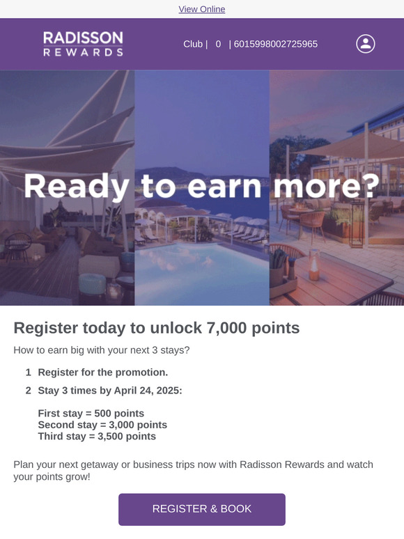 Your rewards are waiting: earn up to 7,000 points!