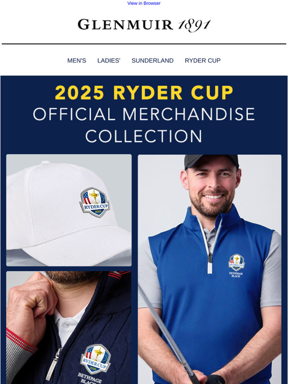 Explore The 2025 Ryder Cup Collection - just in🏆