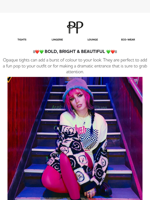 Make a Statement: The Power of Colourful Opaque Tights ❤️💙💜💚🩷