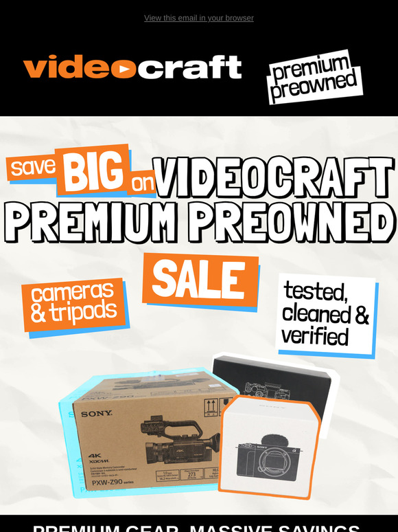 Premium Preowned Gear, Massive Savings!