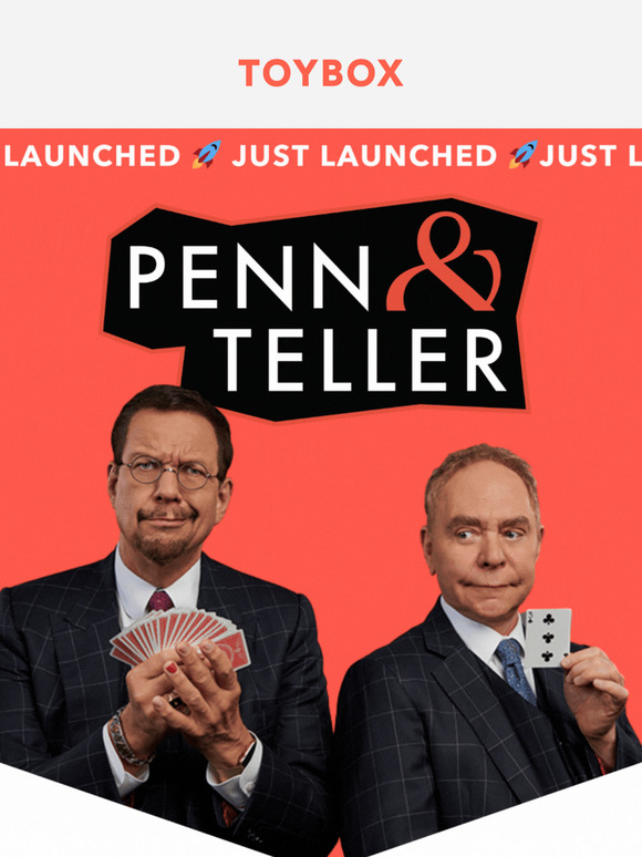 ✨Be first in line to print Penn & Teller’s Official Collection