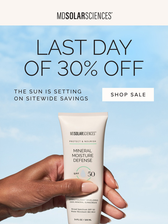 Last Day of 30% Off ⏳