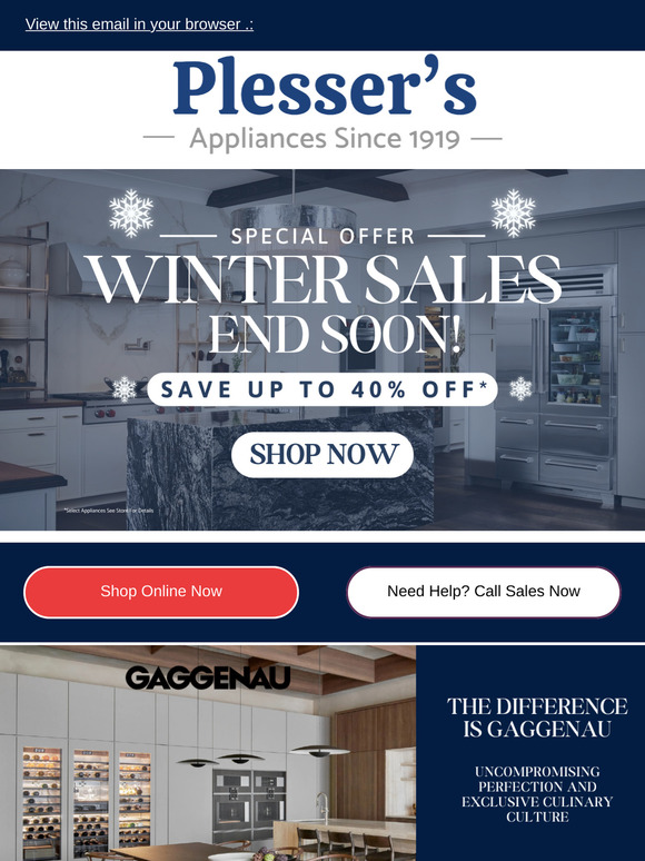 Start Shopping - Winter Sales Ending Soon!