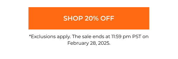 *Exclusions apply. 