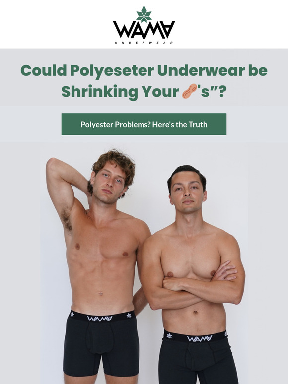 👎 Polyester Shrinks Your Comfort—Choose Hemp!