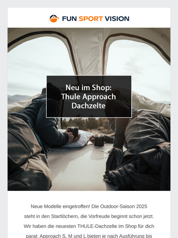 Neue Dachzelt-Modelle: THULE Approach