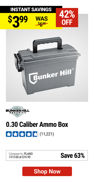 BUNKER HILL SECURITY 0.30 Caliber Ammo Box