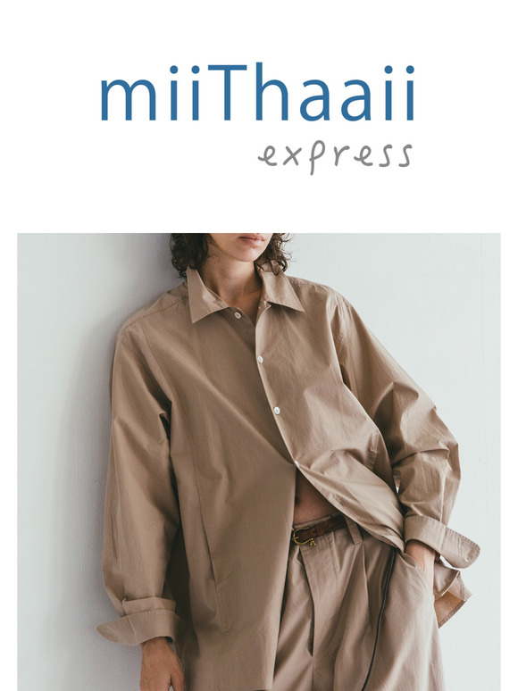 miiThaaii / 春本番におすすめの新作ウェアをご紹介！2025.2.28