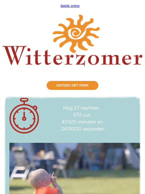 Wij tellen af!🕗