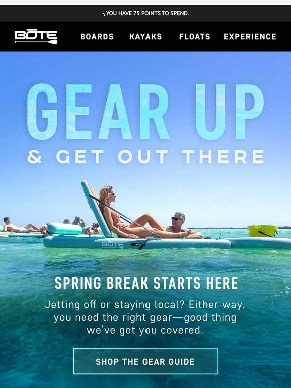 Spring Break Gear BOTE: Spring Break Plans? We’ve Got the Gear. | Milled