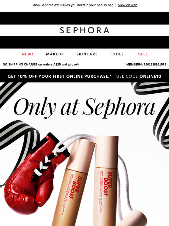 Only at Sephora 💌