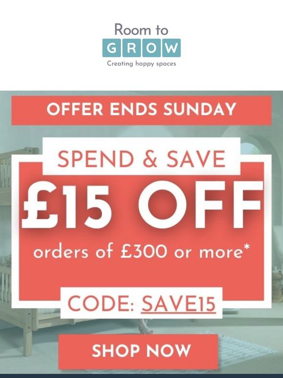 Spend & Save Ends This Sunday