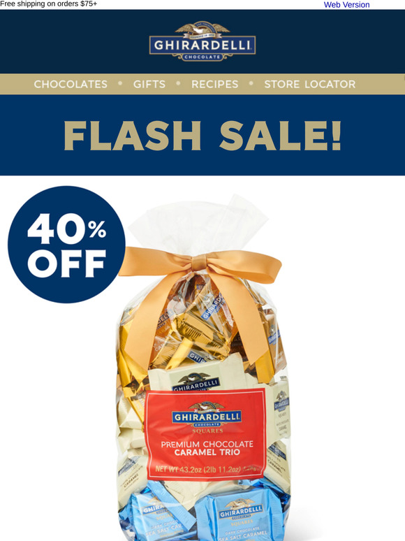 ✨ FLASH SALE ✨ 40% Off Caramel Trio Gift Bag