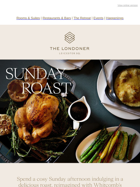 Winter's final act: theatre tickets, Sunday roasts & Mother's Day plans