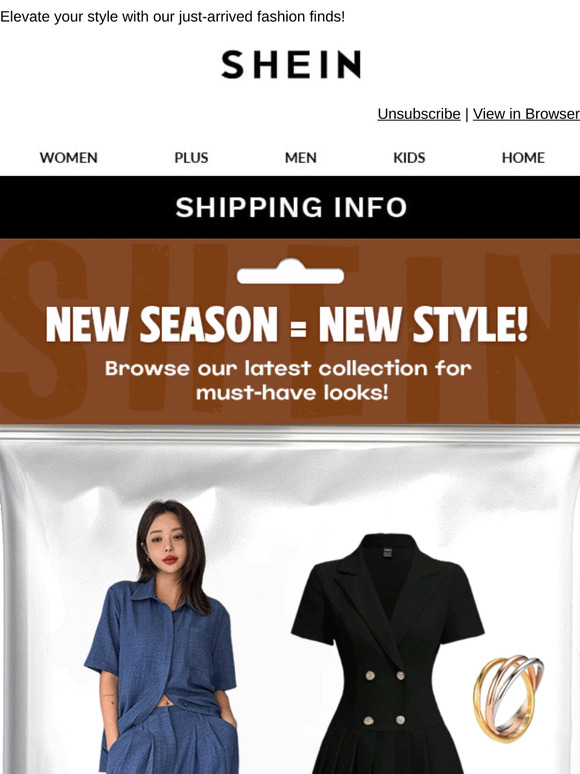 Just Dropped: New Season Stunners 🛒