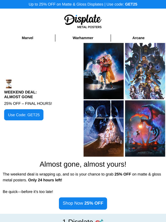 🚀  Weekend Deal Fading Fast – 25% OFF!