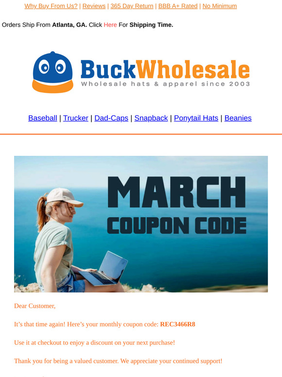 bc March Savings Are Here! Unlock Your Discount Today!