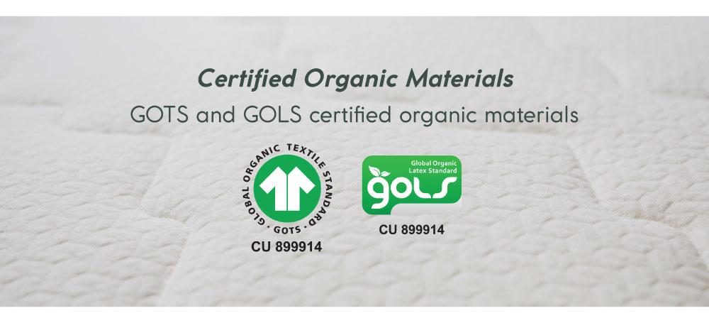 Certified Organic Materials GOTS and GOLS certified organic materials