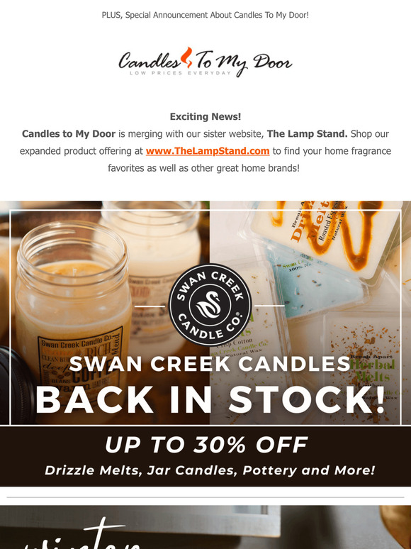 🚨 RESTOCK ALERT: Swan Creek is Back! 🔥