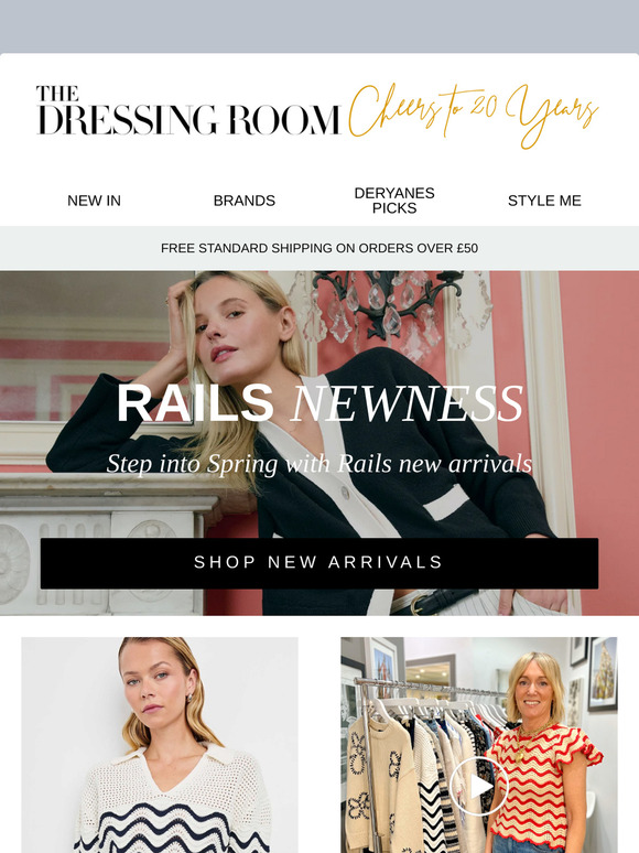 Get Ready For Spring with New Arrivals from Rails