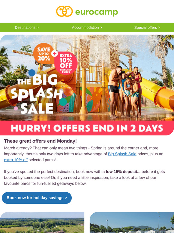 Just two days left to save