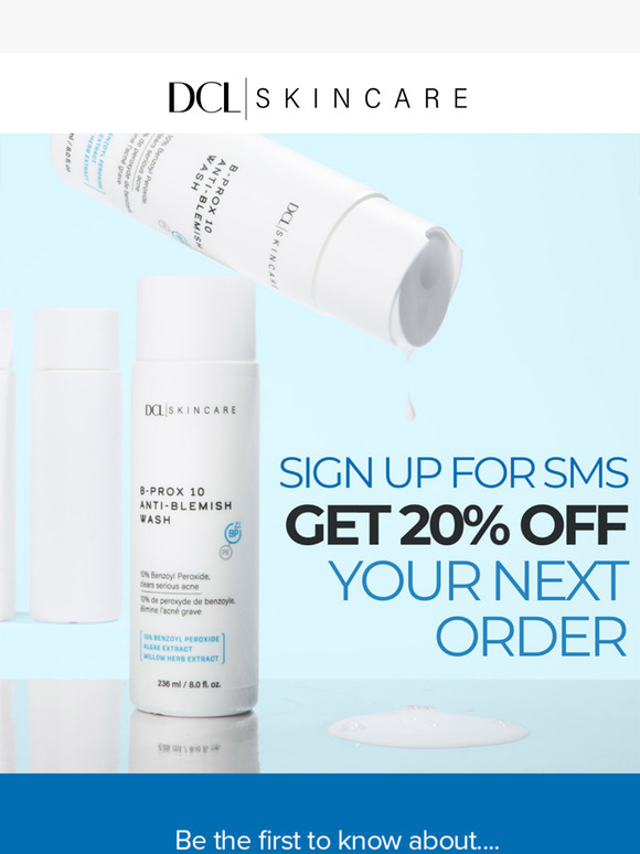 Sign up for SMS Save 20% 📲